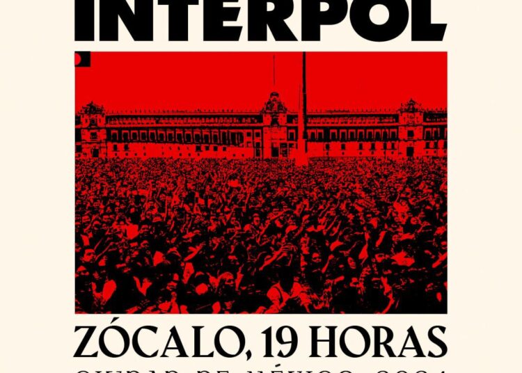 Interpol se presentará en el Zócalo de la CDMX totalmente GRATIS PÓRTICO