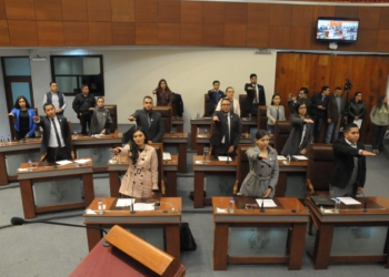 Toman protesta diputados del quinto Parlamento Joven