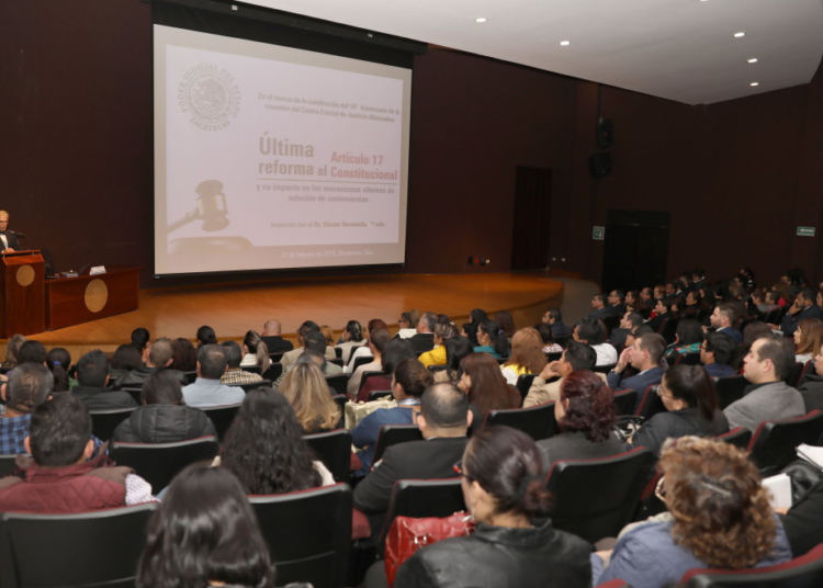 Cumple 10 años el Centro de Justicia Alternativa del TSJEZ