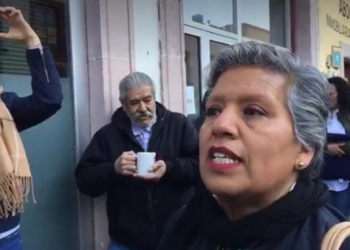 Protestan en la capital trabajadores federales en contra despidos