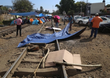 Inicia CNTE retiro de plantones en Uruapan