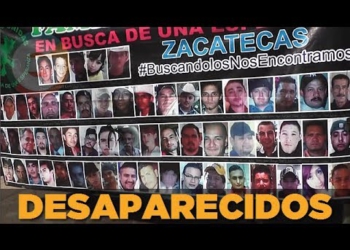 Para abril, comisión de búsqueda de desaparecidos en Zacatecas