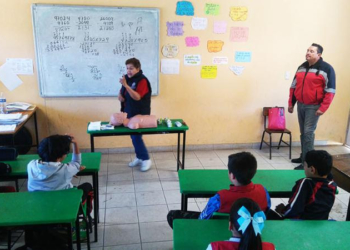 Capacitan a niños sobre protección civil