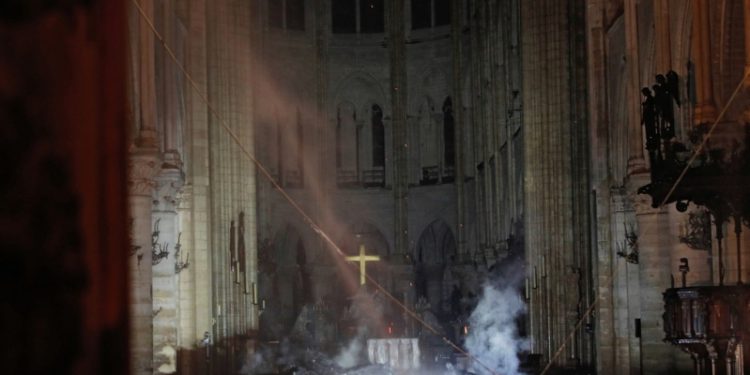 Así quedó Notre Dame