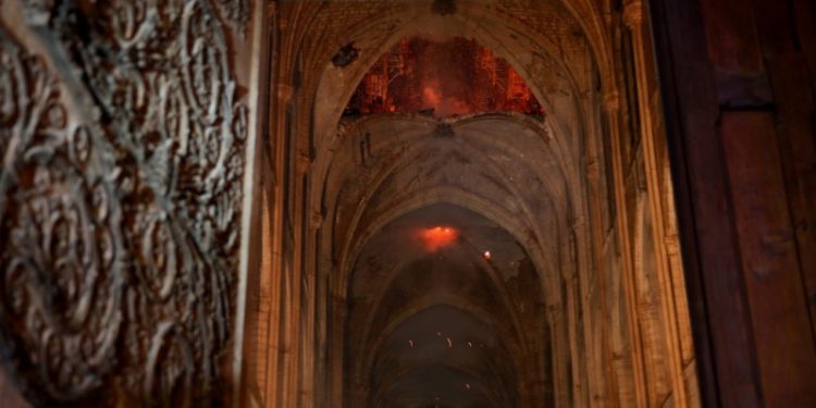 Así quedó Notre Dame