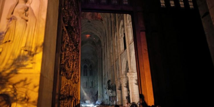 Así quedó Notre Dame