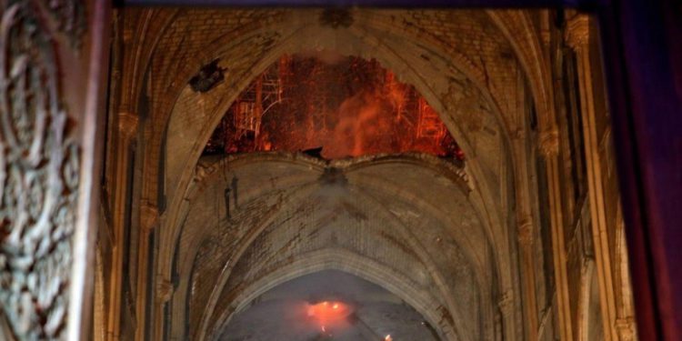 Así quedó Notre Dame