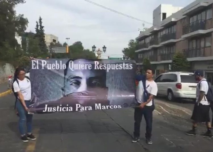 Claman justicia para Marcos
