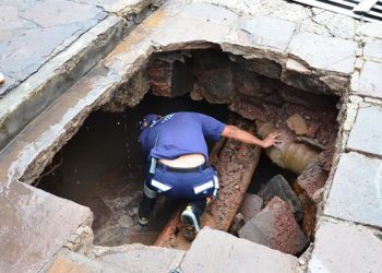 Más obras en la capital; analizan estabilizar bóvedas del centro