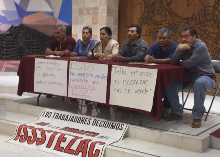 Buscarán pensionados al Issstezac alternativas contra venta