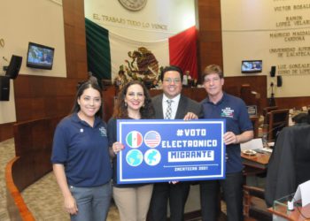 Exhortan al IEEZ a garantizar el voto electrónico a migrantes zacatecanos