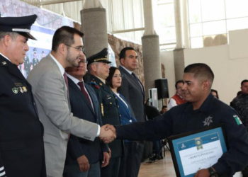 Conmemoran XVII aniversario de la Policía Estatal