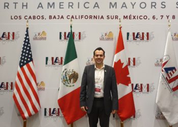 Participa Ulises Mejía en Cumbre Internacional de Alcaldes de América del Norte
