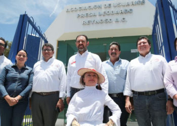 Entrega Tello modernización del sistema de riego de la presa Leobardo Reynoso