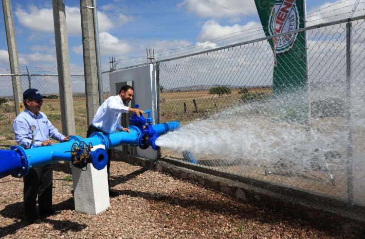Ponen a funcionar el Pozo 9 del Sistema Benito Juárez