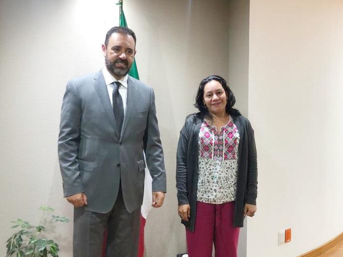 Plantea Tello a Luisa Albores necesidad de rescate del Programa 3×1