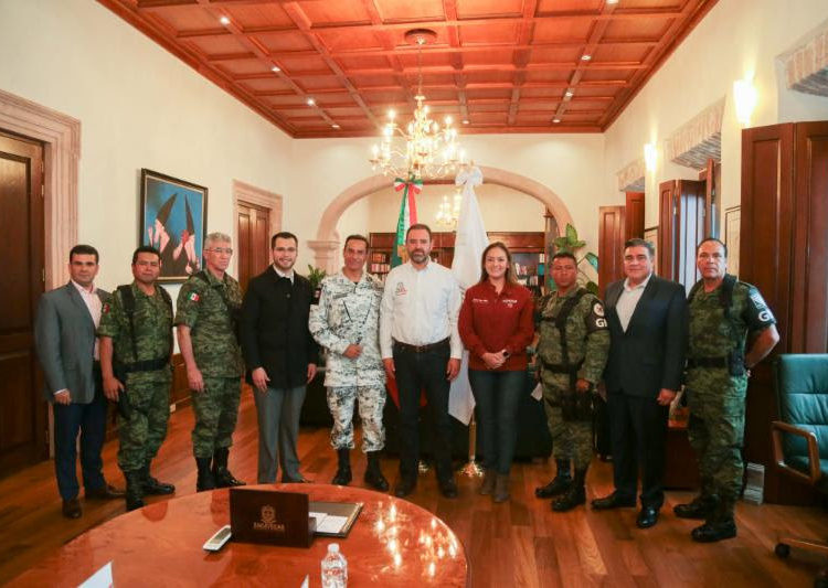 Recibe Tello a coordinadores de la Guardia Nacional