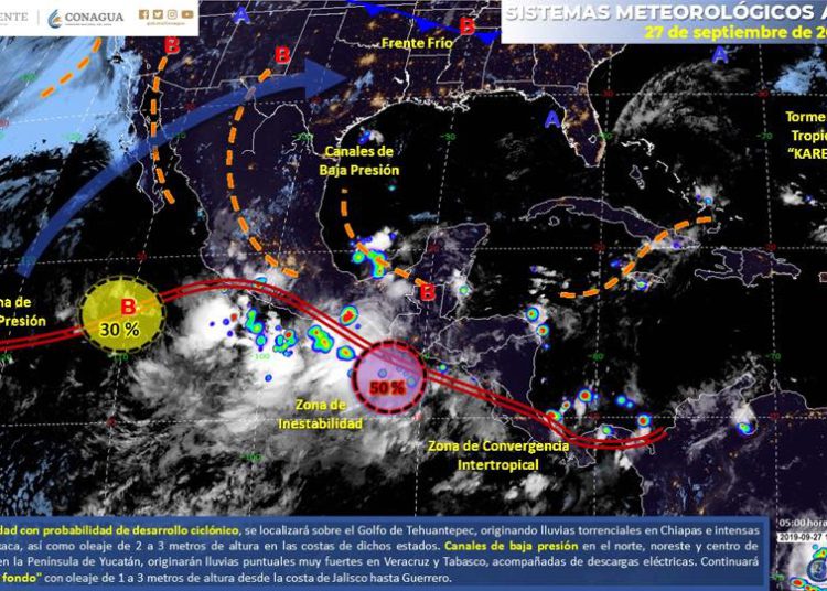 Prevén chubascos en Zacatecas