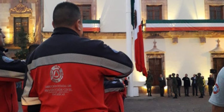 Conmemoran Día Nacional de la Protección Civil a 34 años del sismo del 85