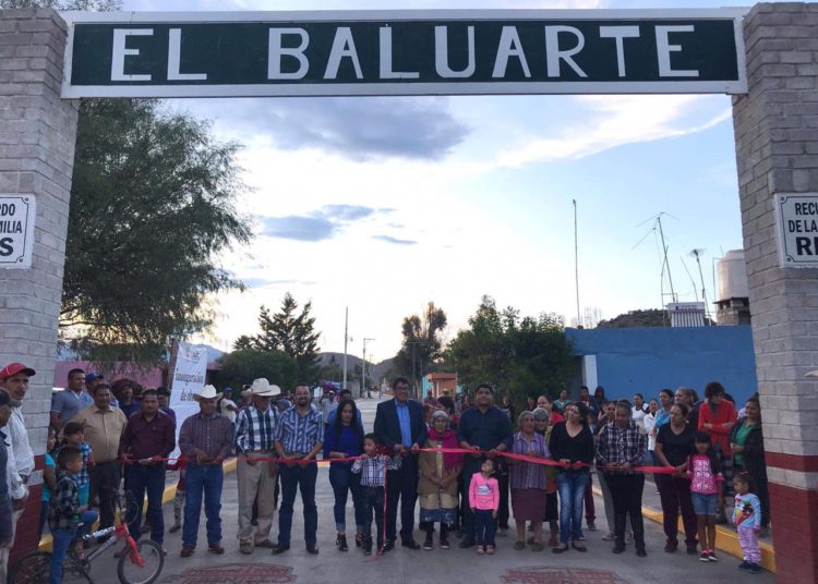 Entrega Saul Monreal obras por casi 7 mdp en Fresnillo