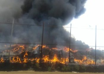 Este martes concluyen labores para sofocar incendio en basurero de Calera