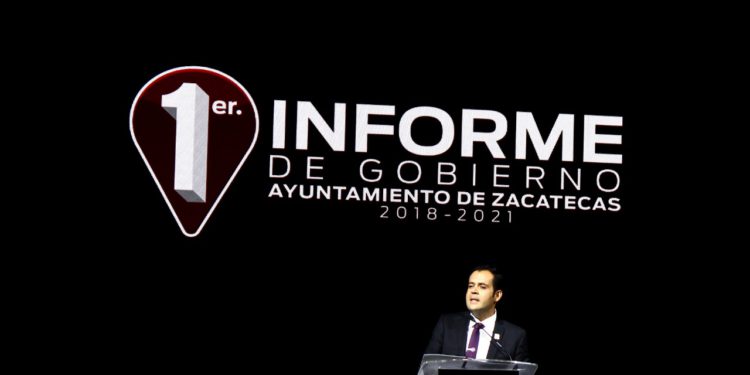 En Zacatecas decimos cero “moches” ; sentencia alcalde capitalino en 1er informe