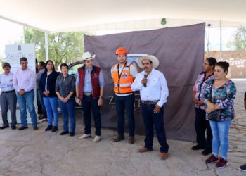 Arrancan obras del programa 2×1 en la comunidad de Benito Juárez