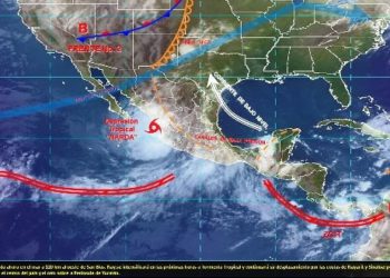 Huracán Narda, provocará lluvias de moderadas a fuertes