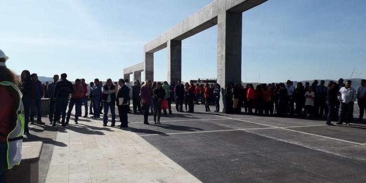 Alarma de incendio provoca movilización en Ciudad Administrativa