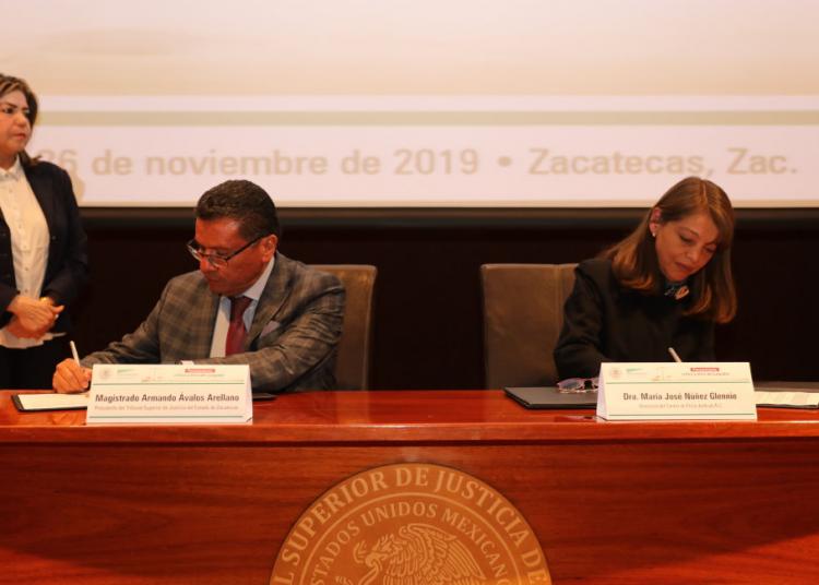 Refrendan TSJEZ y CEJ compromiso para seguir trabajando juntos