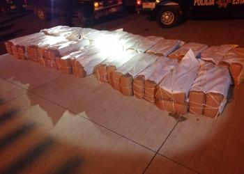 Aseguran media tonelada de marihuana en Villanueva