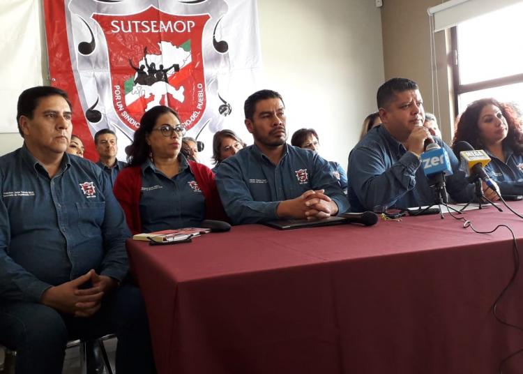 Rechaza SUTSEMOP propuesta del gobernador de No aumento salarial