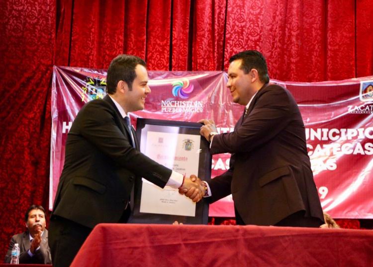 Firman hermanamiento Nochistlán y la capital