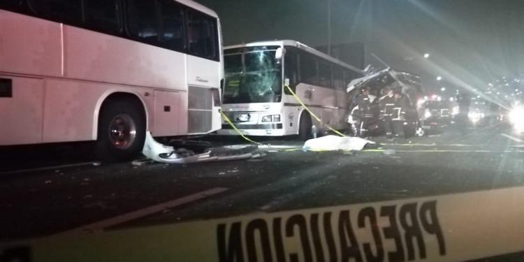 Fatal accidente en la autopista México – Pachuca; deja al menos 11 muertos