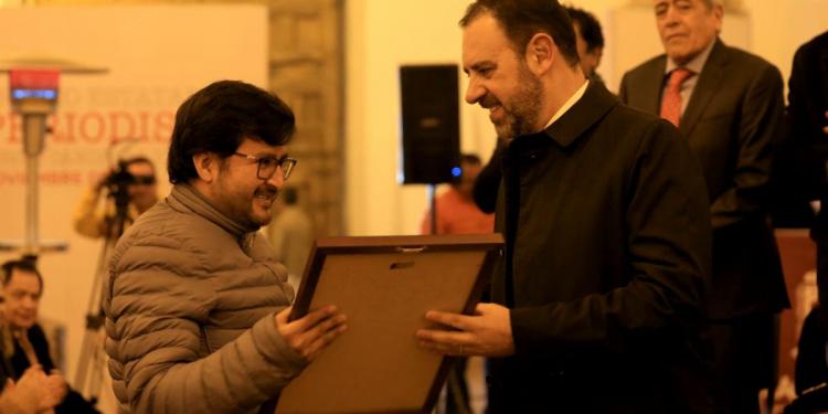 Ellos son los galardonados del Tercer Premio Estatal de Periodismo “Sergio Candelas Villalba”