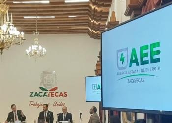 Invierten 1.5 mdp con Agencia de Energía del Estado de Zacatecas