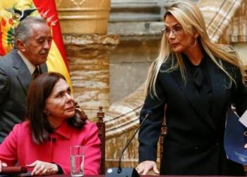 La presidenta interina de Bolivia, Jeanine Áñez. Foto: Reuters