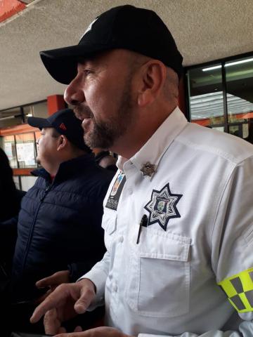 Director de Seguridad Publica en la capital, Jorge Eduardo Muñoz Franco,