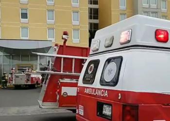 Evacuan a huéspedes de hotel por flamazo: FOTOS