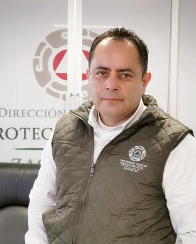 Juan Antonio Caldera Alaniz, titular de la Coordinación Estatal de Protección Civil