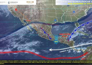 Pronóstico del clima para este jueves 19 de diciembre