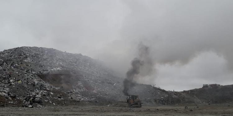 Se incendia nuevamente el basurero de Guadalupe