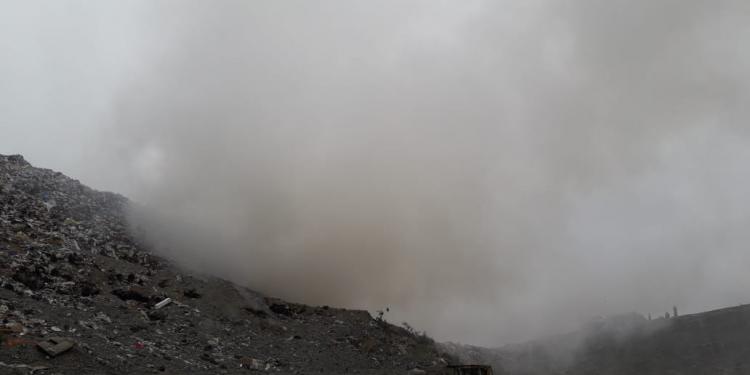 Se incendia nuevamente el basurero de Guadalupe
