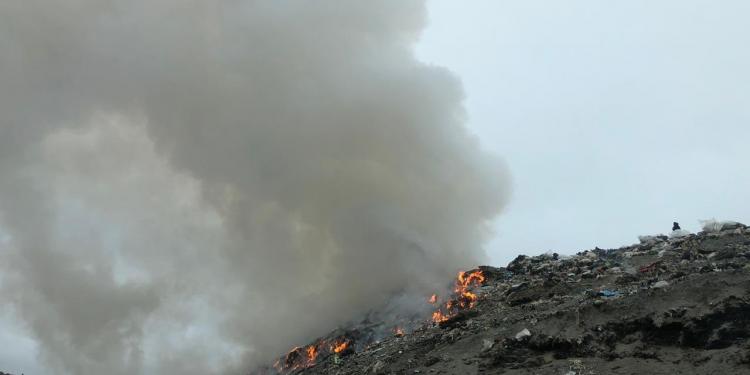 Se incendia nuevamente el basurero de Guadalupe