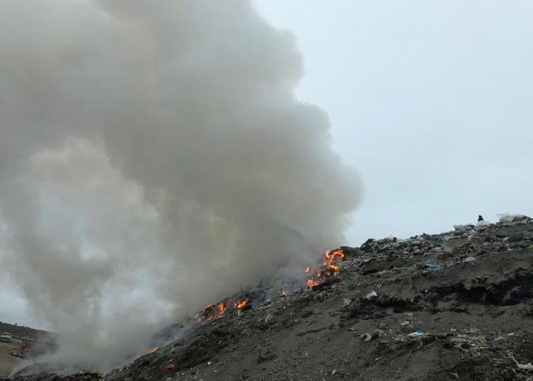 Se incendia nuevamente el basurero de Guadalupe