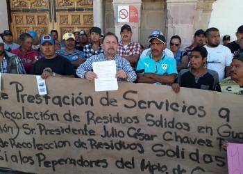 Trabajadores manifiestan afectaciones por concesión de recolección de basura