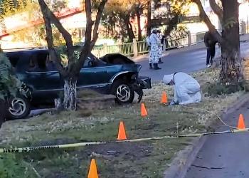 Muere un hombre al estrellar su camioneta contra un árbol