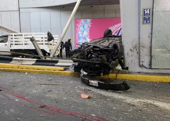 Mueren dos en fatal accidente sobre Circuito Interior y Marina Nacional