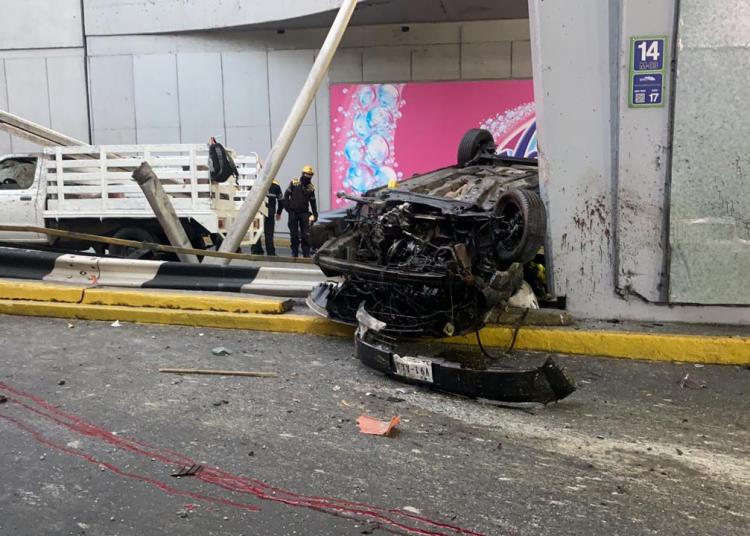 Mueren dos en fatal accidente sobre Circuito Interior y Marina Nacional