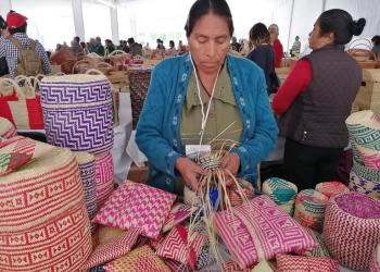 Adiós bolsas de plástico; la cestería de fibras naturales es una alternativa